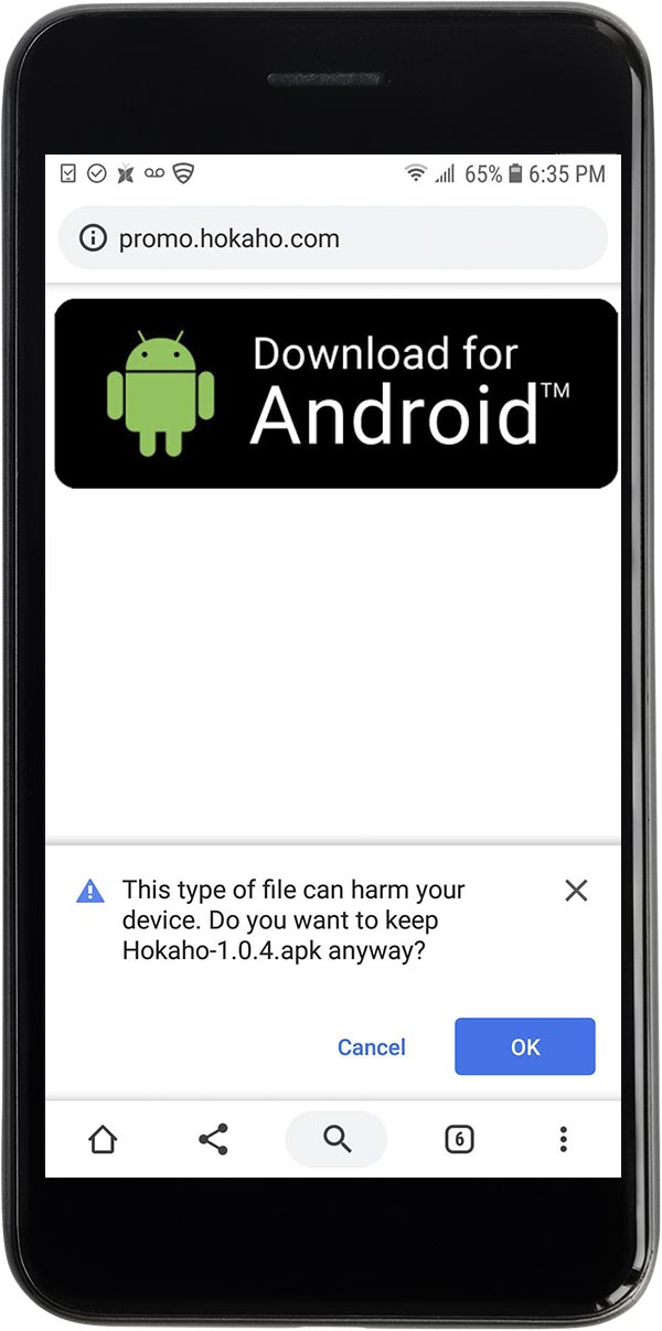 Android Installation Step 1