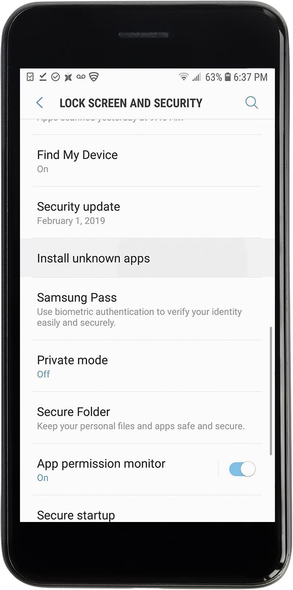 Android Installation Step 5